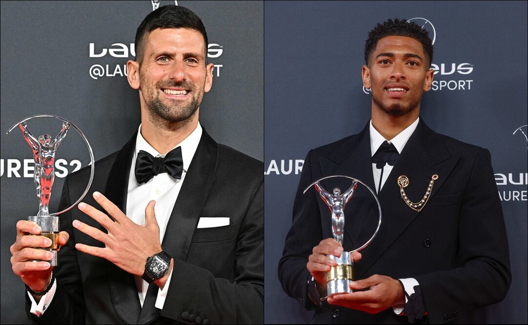 Novak Djokovic se rinde ante Jude Bellingham / Foto: Especiales