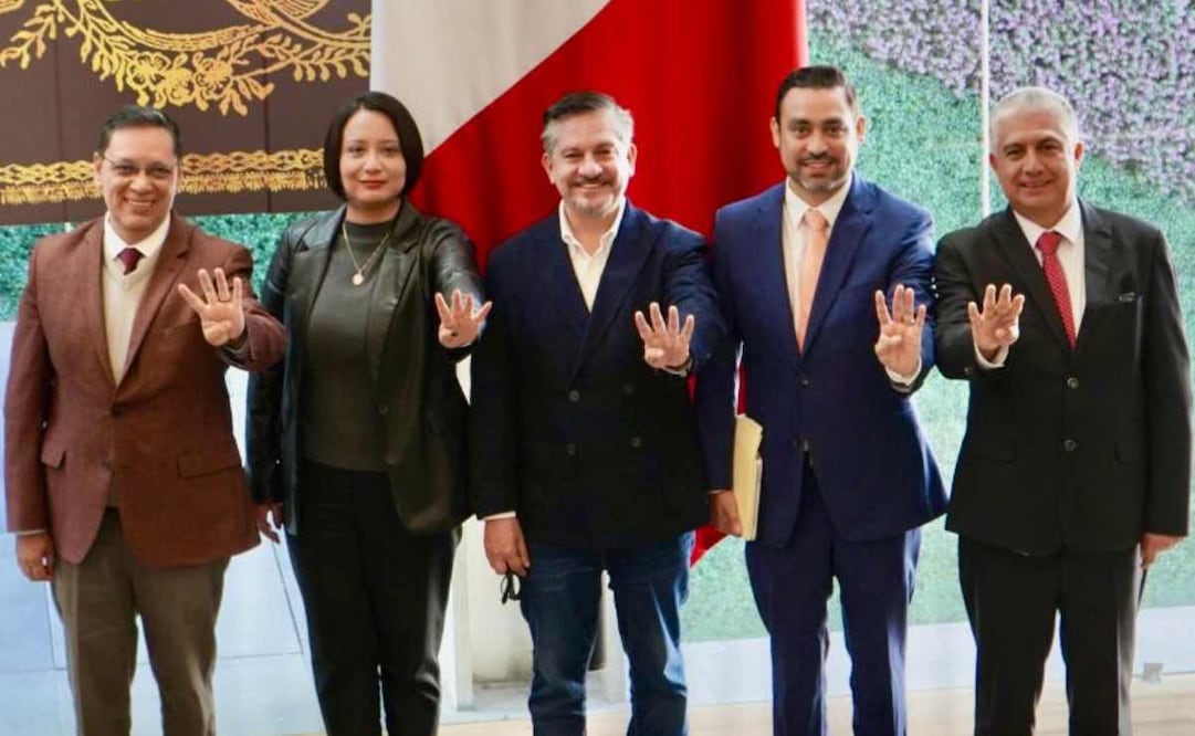 Diputados de la 4T se reúnen por rechazo a presupuesto en Querétaro. Foto: Especial