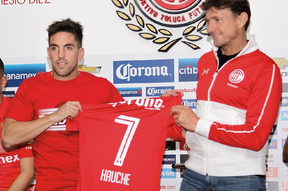 Hernán Cristante se ilusiona con el año del centenario rojo. (CLUB DEPORTIVO TOLUCA)