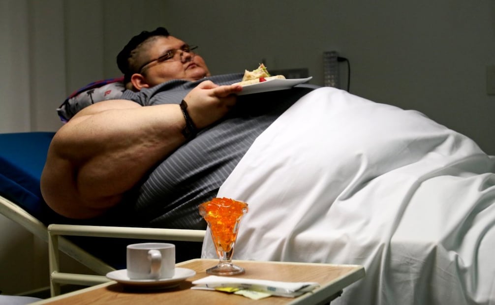 Juan Pedro Franco ganó el Récord Guinness por ser el hombre más obeso con 600 kilos. Foto: Cuartoscuro tomadas en 2016