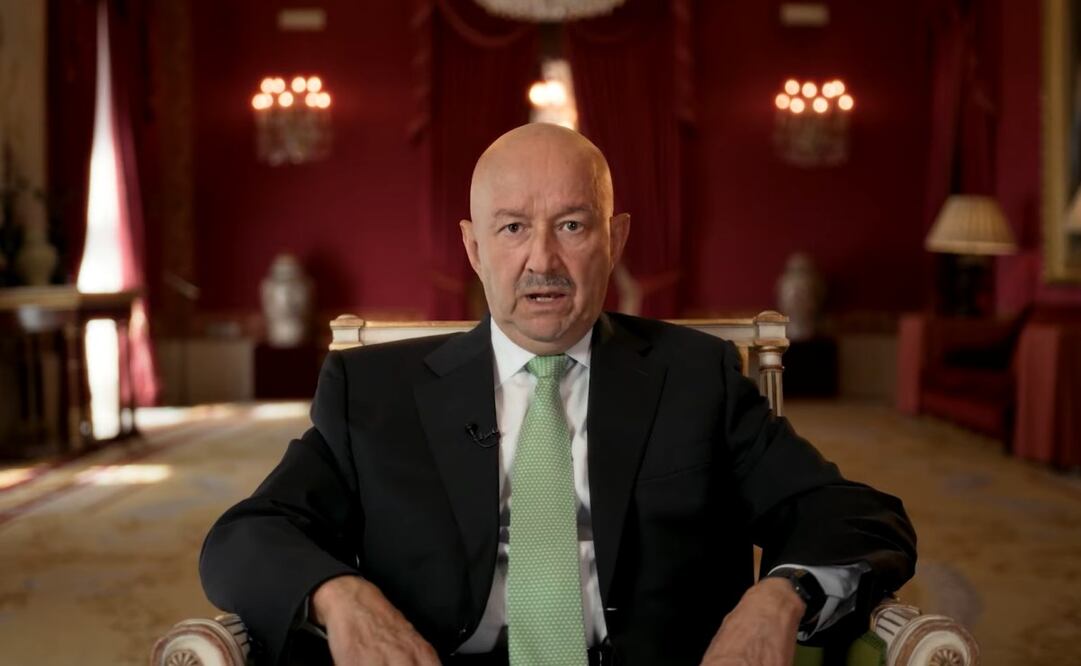 El expresidente Carlos Salinas de Gortari durante el documental "PRI: Crónica del fin" de Denise Maerker. Foto: Captura