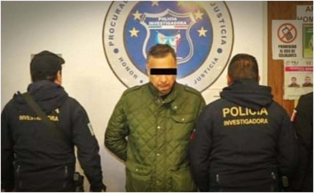 Detienen a ex director de Radio y Televisión de Hidalgo, Sergio "N". Foto: Especial