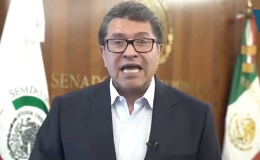 Ricardo Monreal, coordinador de Morena en el Senado de la República. Foto: captura de pantalla 