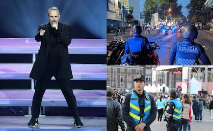 Más de 7 mil policías vigilan espectáculos en CDMX