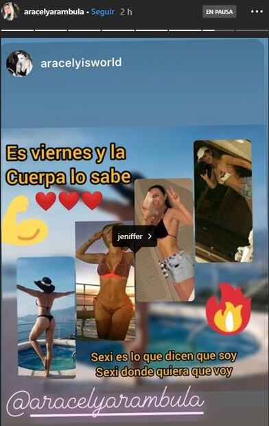 Con foto en lencería, Aracely Arámbula consiente a sus fans