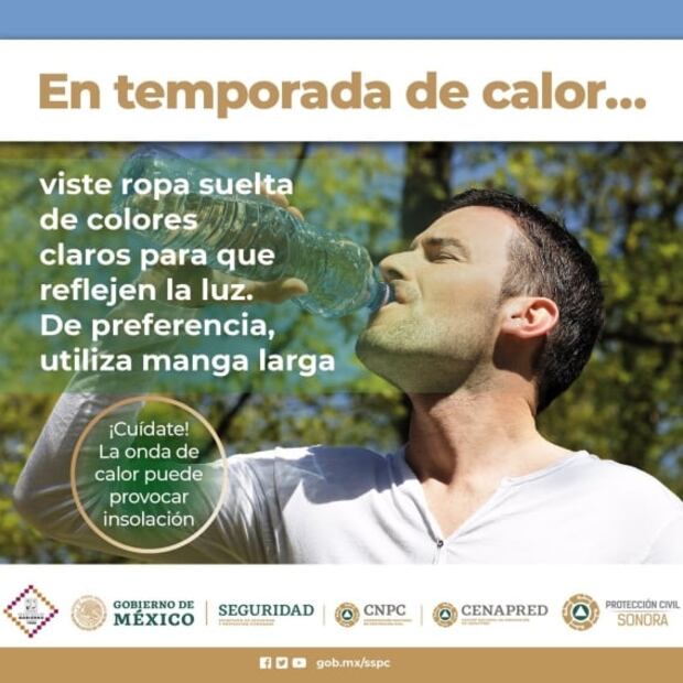 Alertan por onda de calor en Sonora; Hermosillo registra temperatura máxima de 47.5 grados