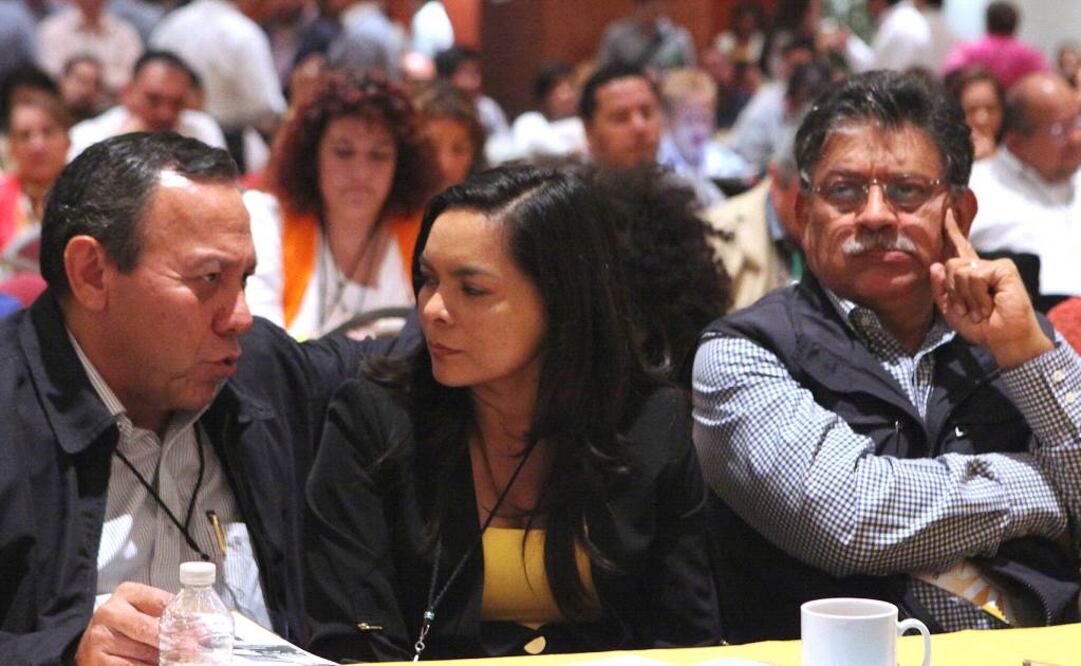 Jesús Zambrano, Beatriz Mojica y Miguel Alonso Raya. Fotografía de Lucía Godínez