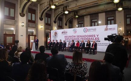 Senadores de Morena destacan llamado de AMLO a la unidad; descartan remoción de Monreal 