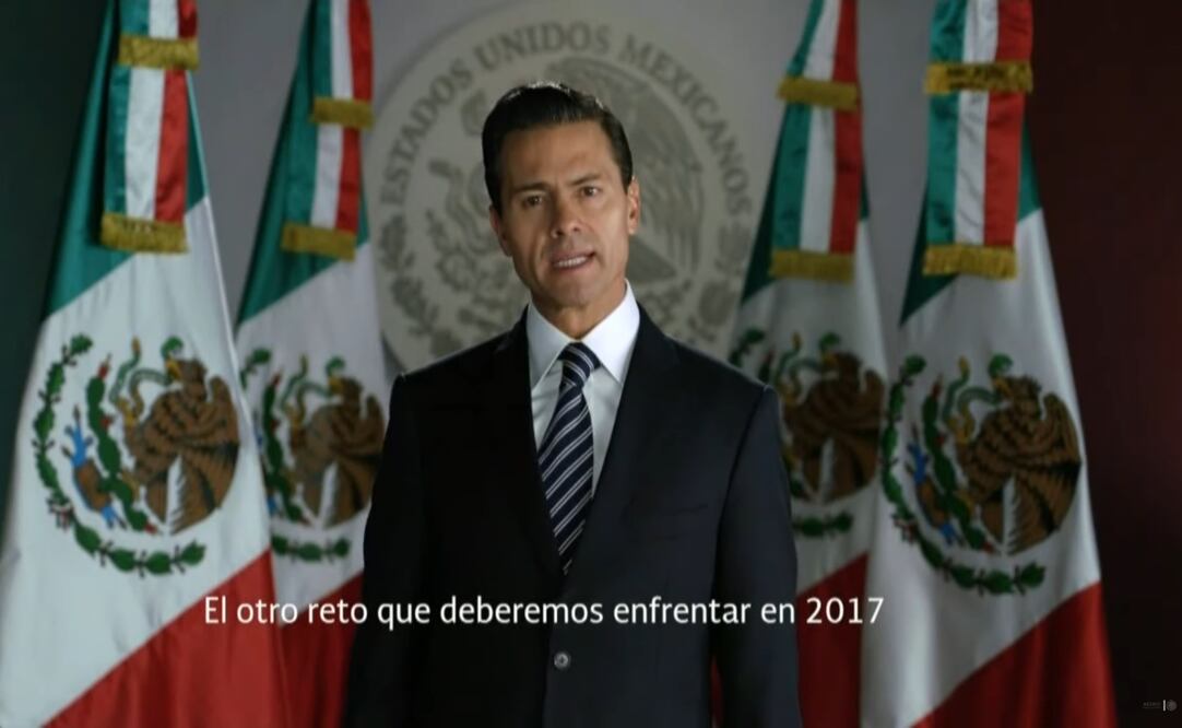 (Foto: tomada del videomensaje de Presidencia)