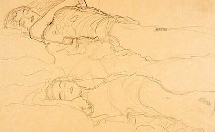 Presentan dibujo de Klimt desaparecido hace medio siglo
