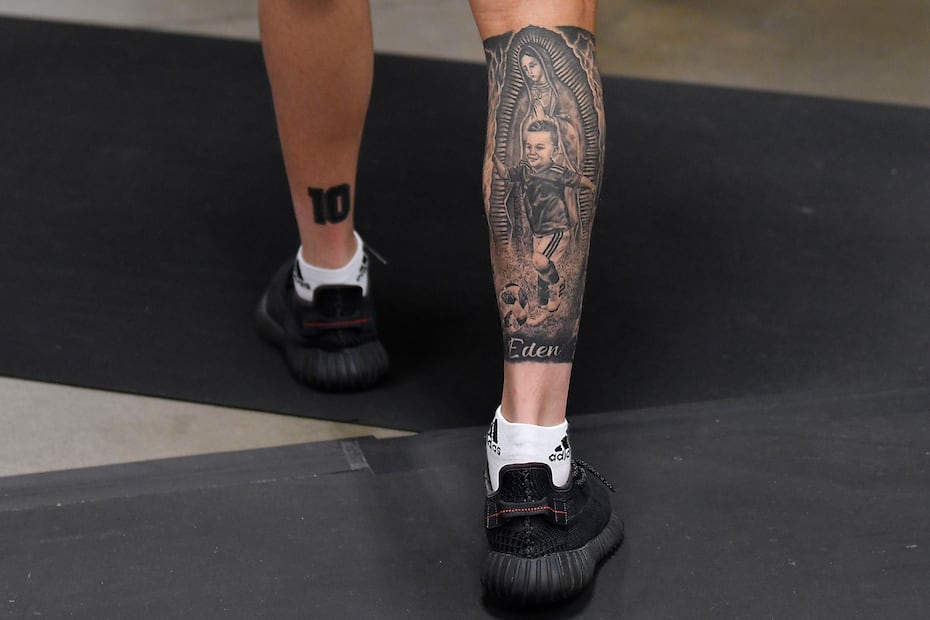 Tatuaje de Gignac de La Virgen de Guadalupe / Foto: Imago7