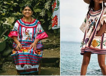 Indigna nuevo plagio de textiles por marca internacional; copian huipil mazateco