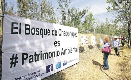 Luchan por terreno en Chapultepec