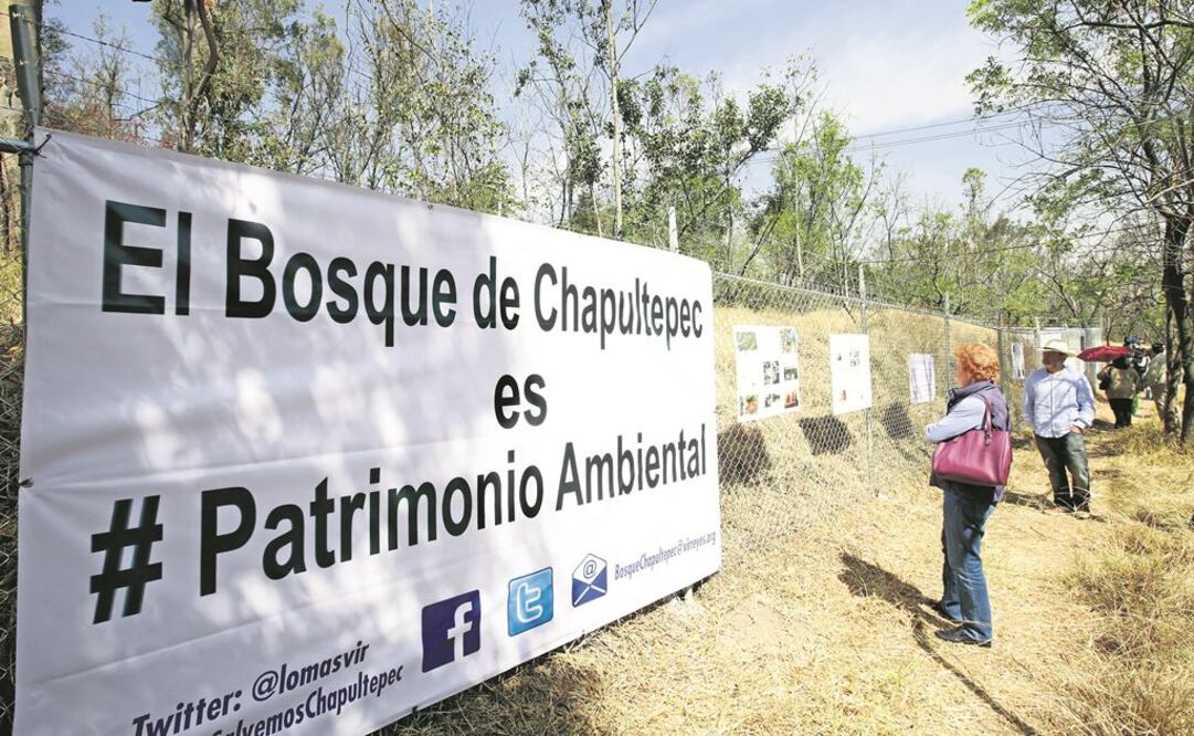 Luchan por terreno en Chapultepec