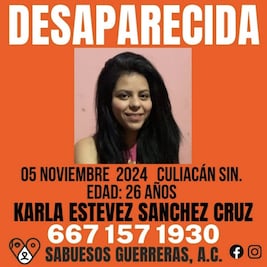 Reportan desaparición de joven madre en Culiacán, Sinaloa; fue interceptada por hombres armados