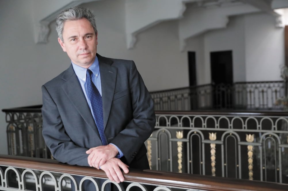 Aspirante a la presidencia del PAN, Manuel Gómez Morín. Foto: IVÁN STEPHENS. EL UNIVERSAL