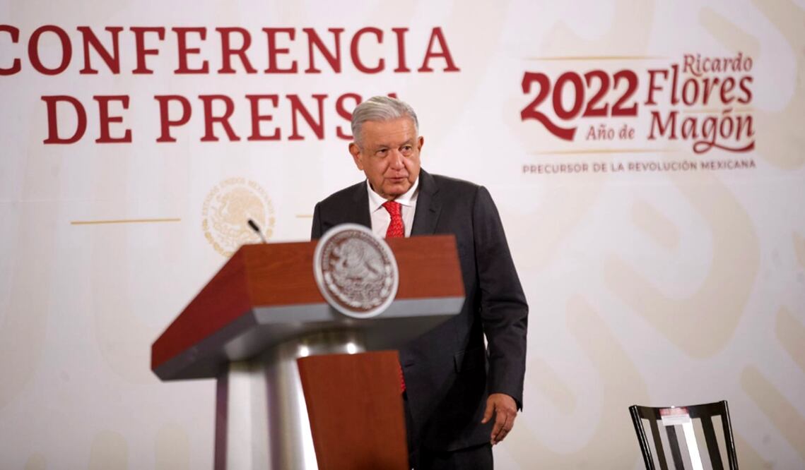 El presidente Andrés Manuel López Obrador aseguró que pese al hackeo que sufrió hace unas semanas la Secretaría de Infraestructura, Comunicaciones y Transportes, ésta trabaja con normalidad. Foto: Germán Espinosa