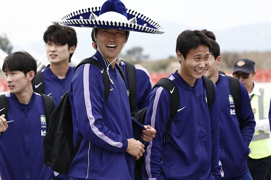 Así llegó la selección de Corea del Sur a México - Foto: AFP