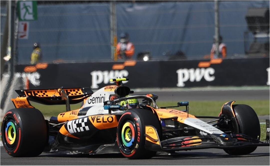 FOTO: DIEGO SIMÓN / EL UNIVERSAL - Lando Norris conquista el Gran Premio de México y sube a la cima del campeonato mundial de pilotos