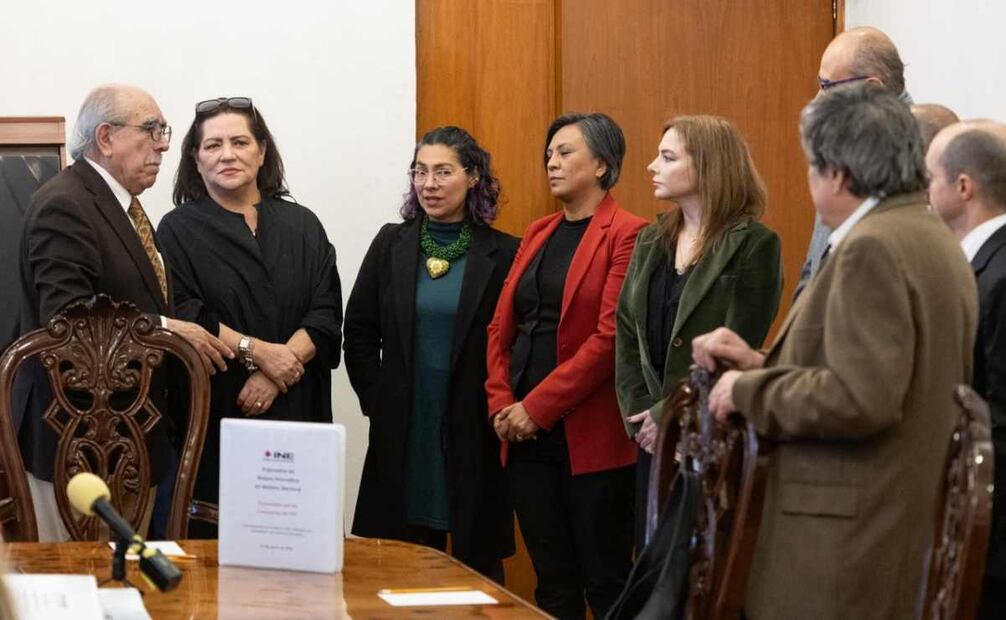 Consejo General del Instituto Nacional Electoral (INE) presentaron ante la Comisión Presidencial para la Reforma Electoral. Foto: Hugo Salvador / EL UNIVERSAL
