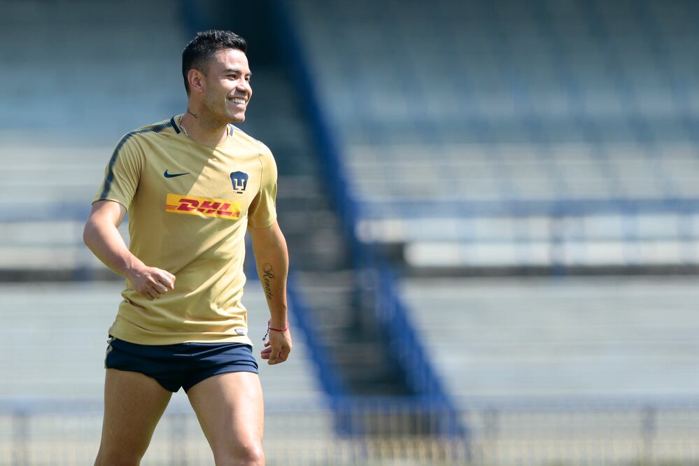 Imago7, Pablo Barrera durante un entrenamiento de los Pumas MX