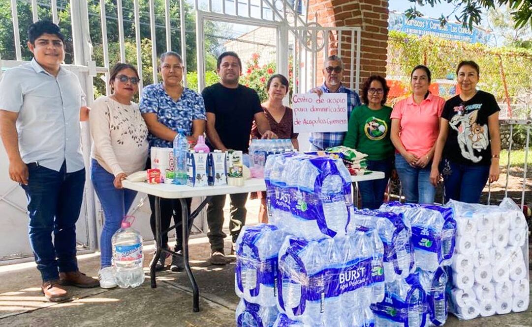 El Sindicato informó que se mantienen abiertos 82 centros de acopio instalados en las secciones sindicales más cercanas a Guerrero. Foto: Especial