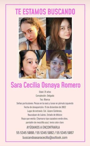 Buscan a Sara Cecilia desaparecida hace 4 días en Naucalpan