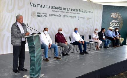 Presenta AMLO propuesta para concluir presa El Zapotillo; agua sólo para Jalisco sin inundar poblaciones 