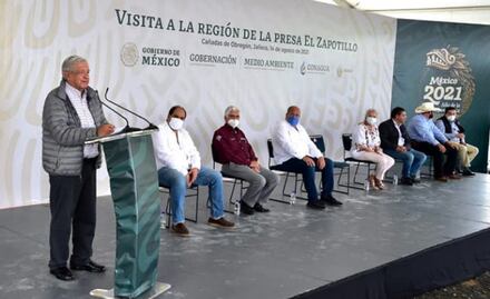 Presenta AMLO propuesta para concluir presa El Zapotillo; agua sólo para Jalisco sin inundar poblaciones 