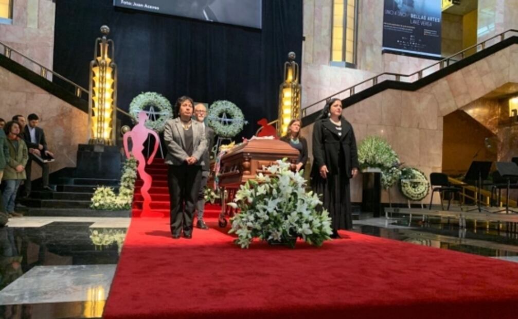 Despiden a Gilberto Aceves Navarro en Bellas Artes