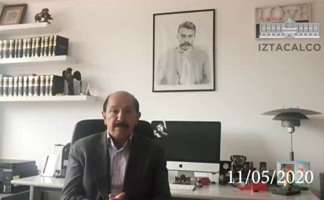 FOTO: tomada del video del alcalde de Iztacalco, vía Facebook