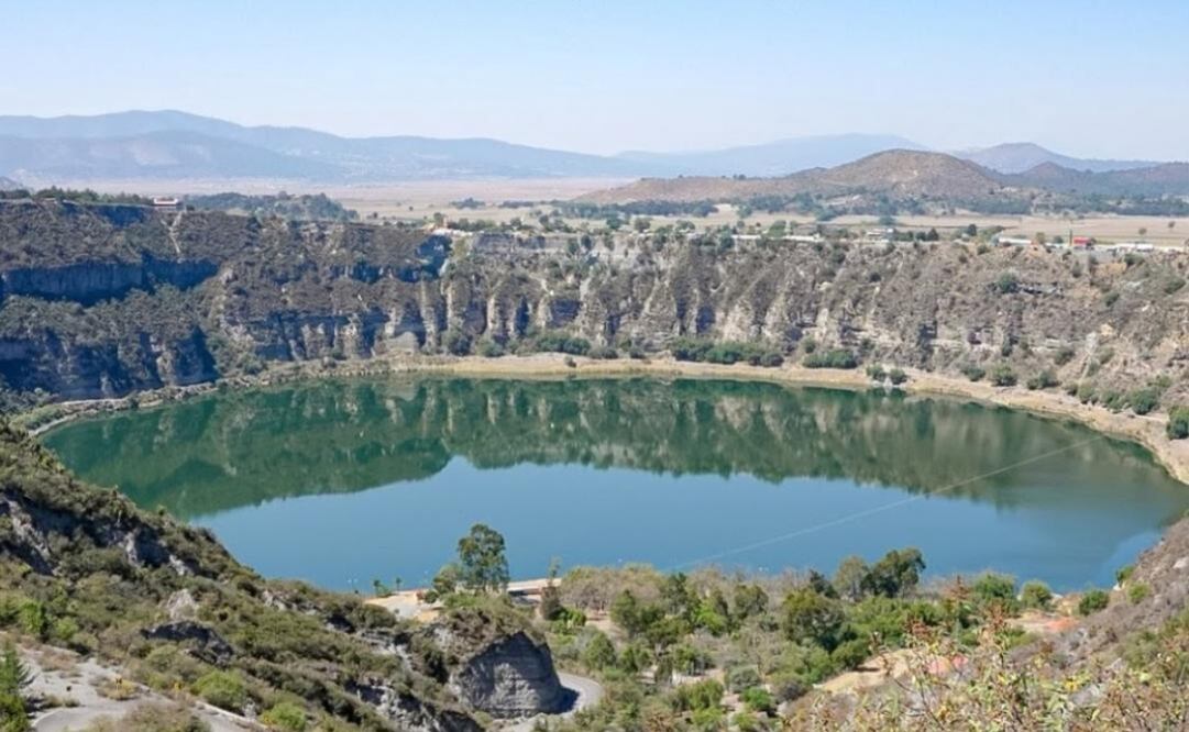 Esta laguna tiene unos 400 metros de profundidad. Imagen: El Universal Puebla