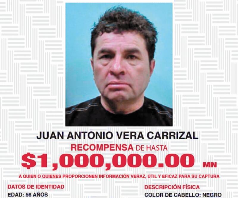 Rastreo. La recompensa que ofrece la fiscalía por Juan Vera se suma a otras acciones para hallarlo, dice la FGEO.