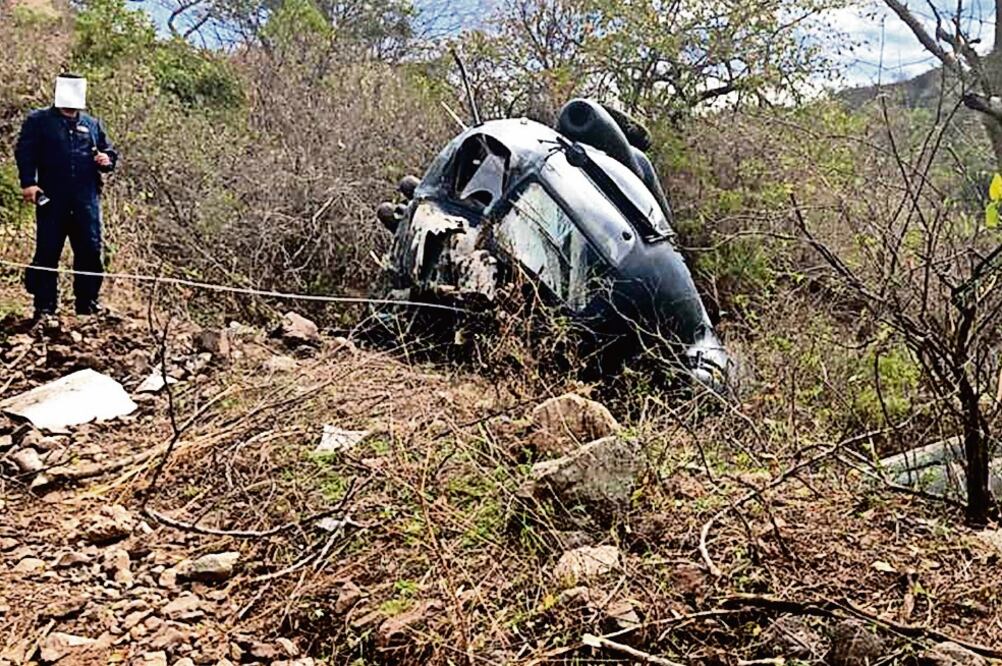 Sin bajas registradas. Tras la caída de una aeronave de la Policía Federal, en Tequila, seis tripulantes resultaron lesionados. (CORTESÍA)
