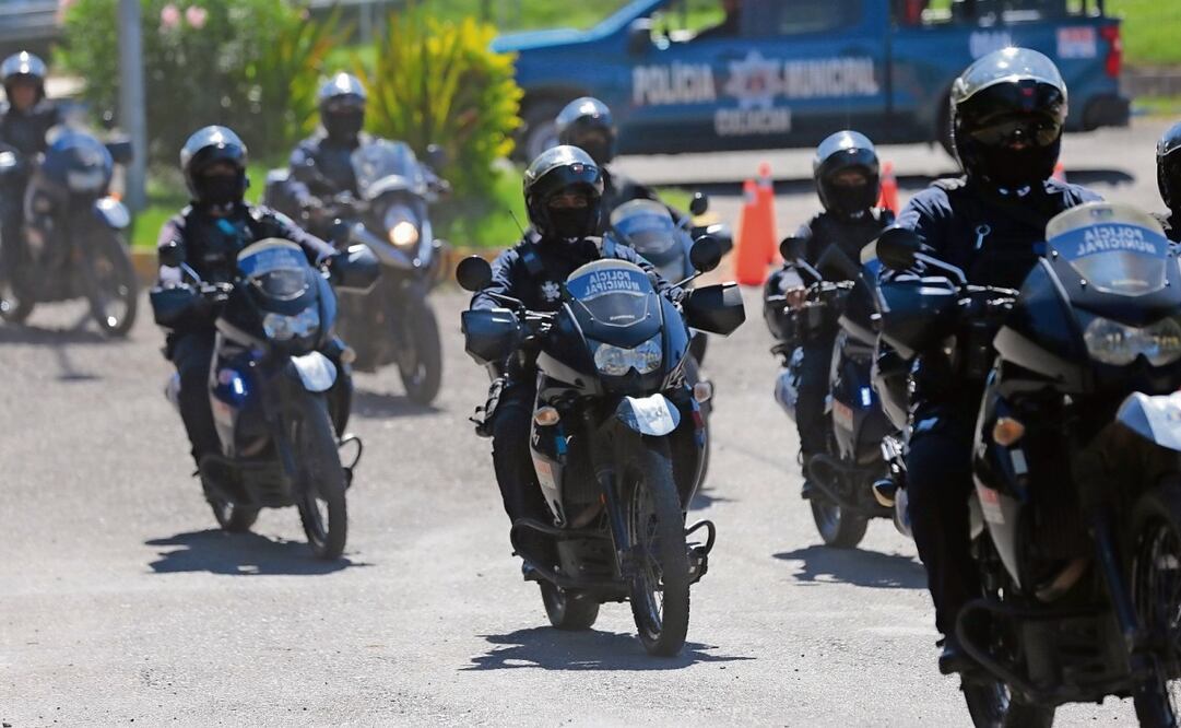 Policías federales, estatales y minicipales montaron operativo especial para estos días. Foto: Especial