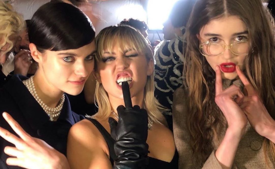 Miley Cyrus en el desfile Marc Jacobs Ot/Inv 2020 Fotos: instagram.