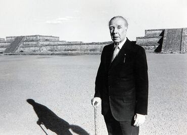 Recuerdan cuando Borges visitó México