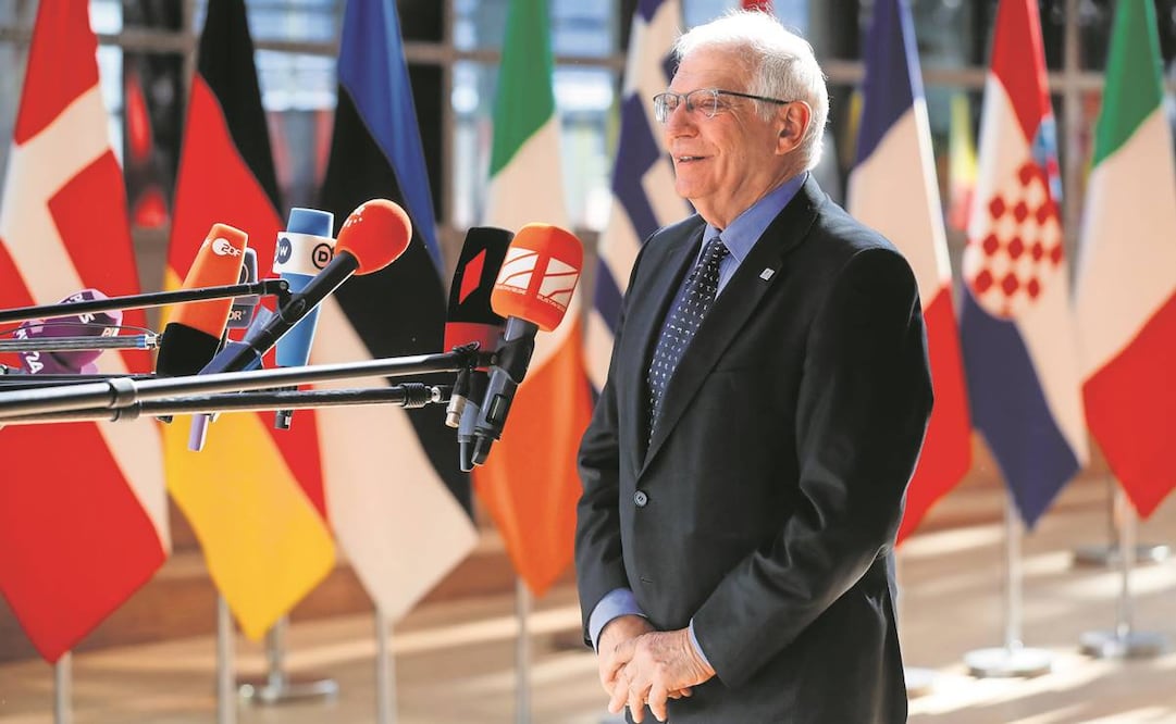 El Alto Representante de la Unión Europea para Asuntos Exteriores, Josep Borrell, se pronunció a favor de la protección de los periodistas y defensores de derechos en México. Foto: Stephanie Lecocq EFE