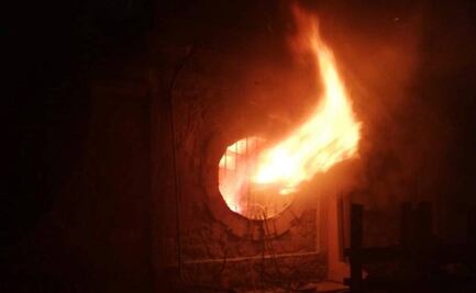 Se registra incendio en Palacio de Gobierno de Michoacán