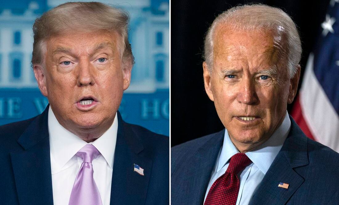 Donald Trump y Joe Biden. Foto: AP