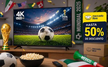 Mundial 2026: la pantalla 4K ideal para ver el partido inaugural en Mercado Libre; tiene hasta 50% de descuento