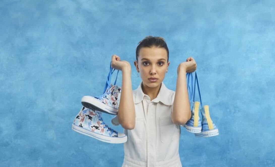 Millie Bobby Brown es la colaboración más joven de Converse. Foto: Cortesía