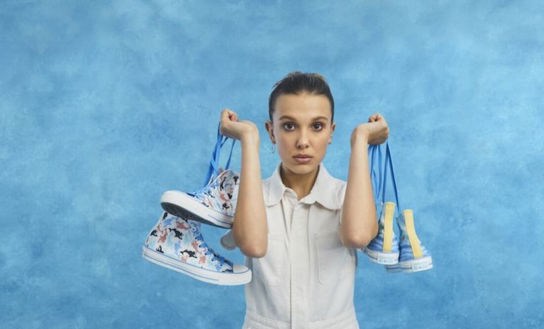 Millie Bobby Brown es la colaboración más joven de Converse. Foto: Cortesía