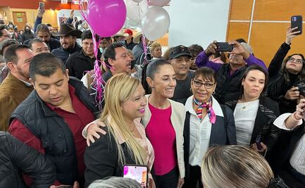 Claudia Sheinbaum ofrece conferencia de políticas exitosas de gobierno en Ciudad Juárez