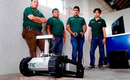 Mexican students create “Caterpillar Robot” for rescue missions