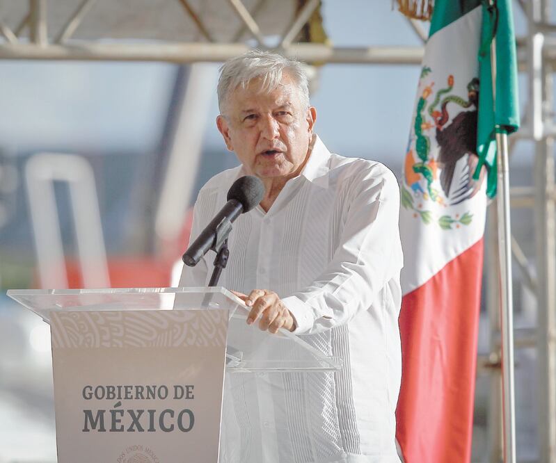 El presidente Andrés Manuel López Obrador pidió al gobernador de Jalisco mostrar las pruebas de que él envió a infiltrados para provocar disturbios. Foto: VALENTE ROSAS. EL UNIVERSAL