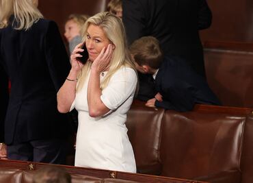 Mike Johnson parecía perder ronda para ser presidente de la Cámara de Representantes; Taylor Greene habla con próxima nueva jefa de gabinete de Trump