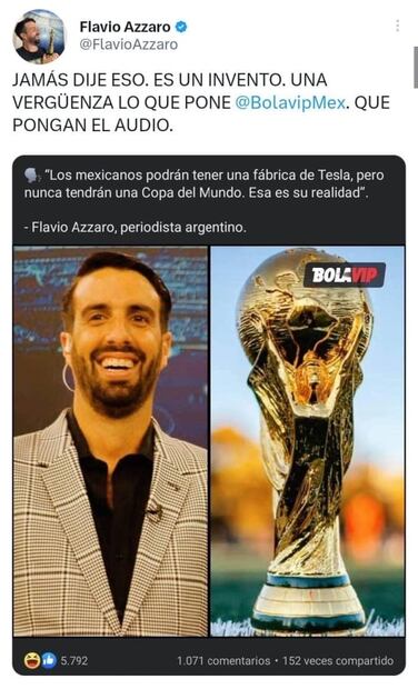 Flavio Azzaro: ¿Quién es el periodista que causó polémica entre México y Argentina?