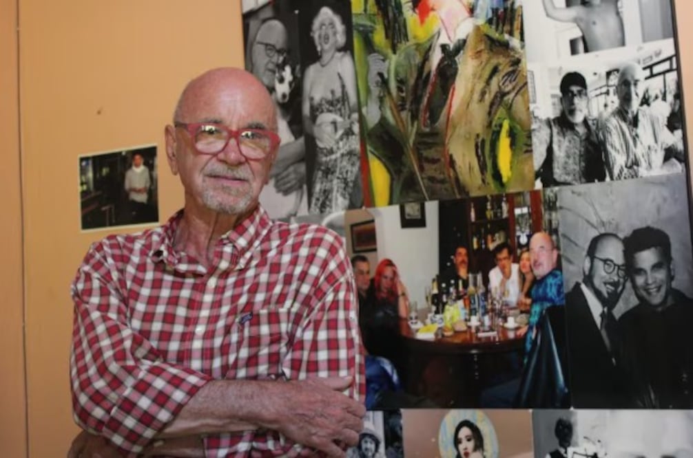 Henri Donnadieu, fundador del bar El Nueve, en su residencia en Cuernavaca. Foto: Uriel de Jesús Santiago