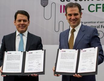 Acuerdan INE y CFE blindar elección antiapagones